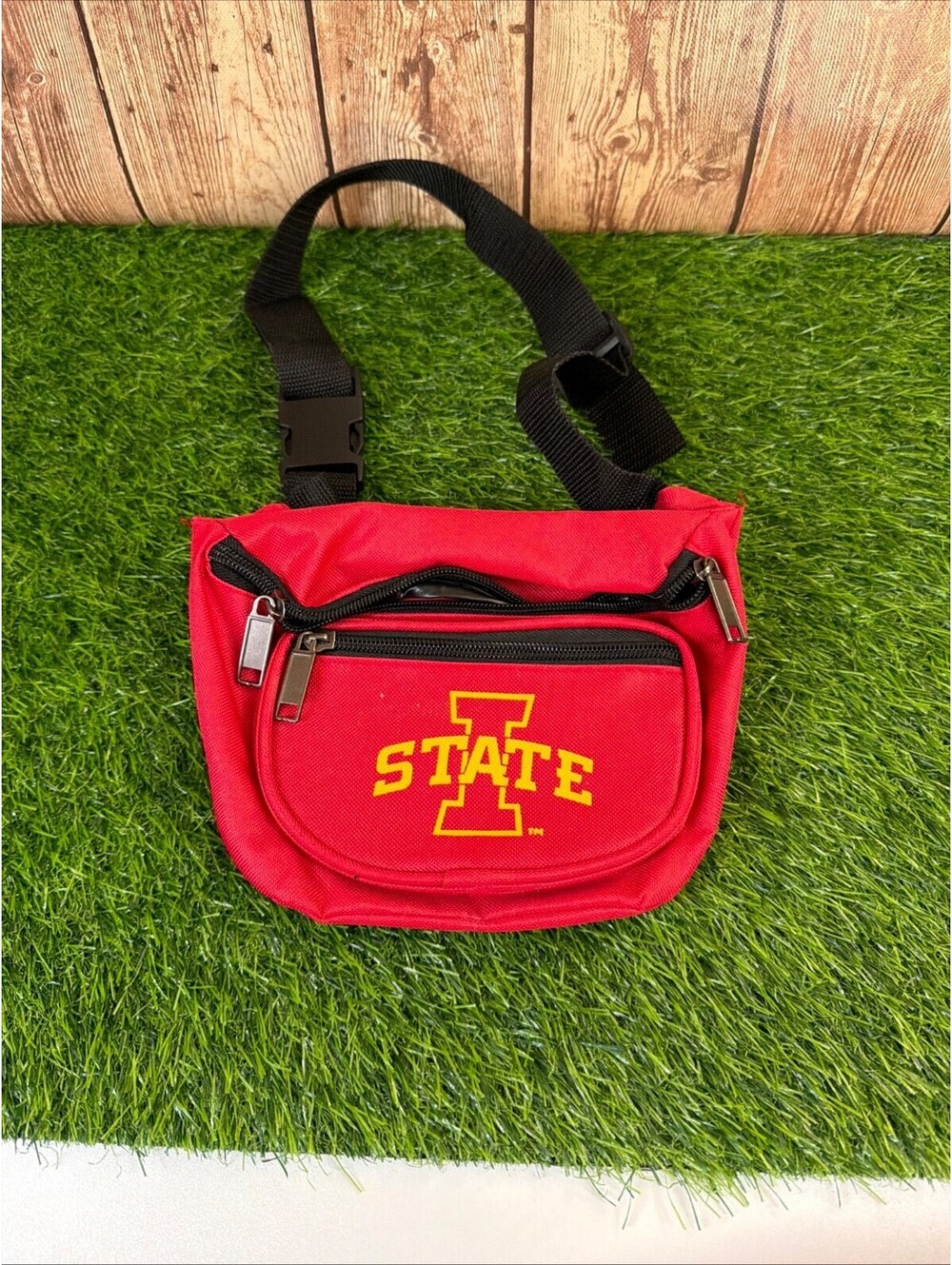 Iowa State Cyclones Fanny Pack Waist Bag Red Yellow Adjustable Strap NCAA